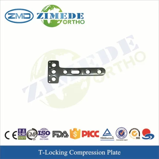CE ISO proved T locking plate best price titanium rod