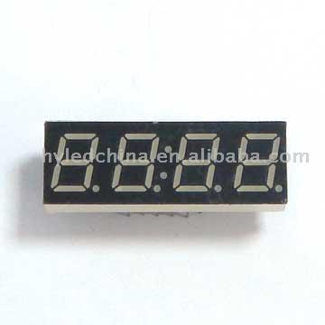Quadruple digital led display