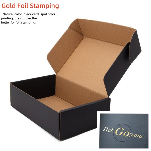 Custom Logo Printed Corrugated Shipping Boxes for Apparel