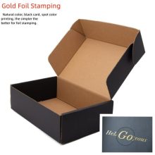 Custom Logo Printed Corrugated Shipping Boxes for Apparel