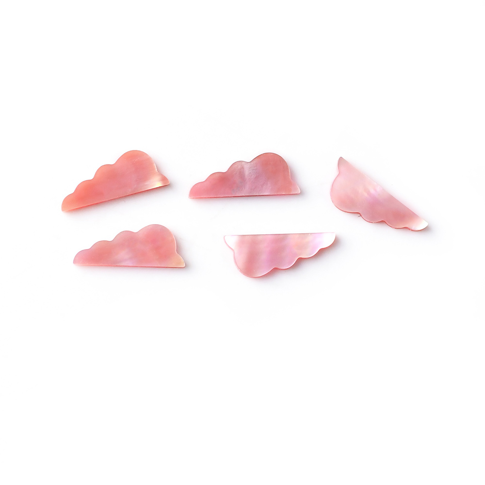 Customized natural pink pearl shell