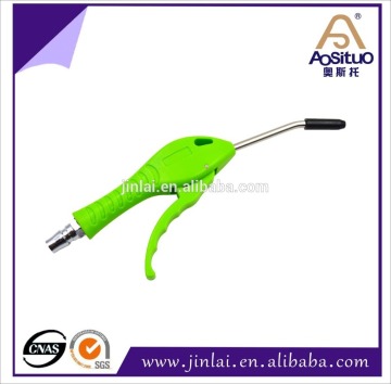 Plastic handle green glass tool of fish mouth short nozzle iron dust blowing