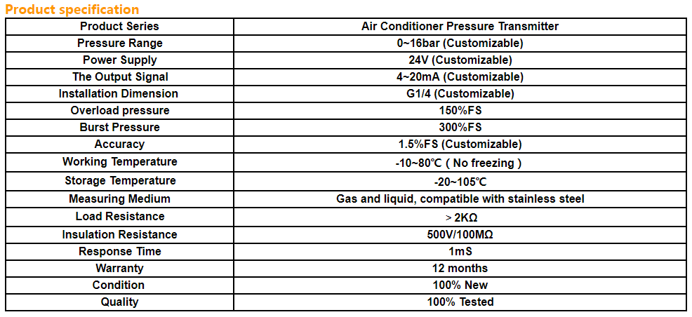 HM5200S Air Compressor Sensor