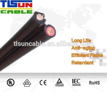 0.6/1kV pv1-f twin core 2.5mm2 4mm2 6mm2 solar cable