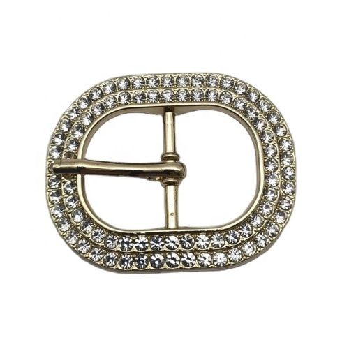 Épingle à boucles de chaussures en strass réglable élégante