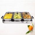 Triple Buffet Server with 3-Pan Warming Tray