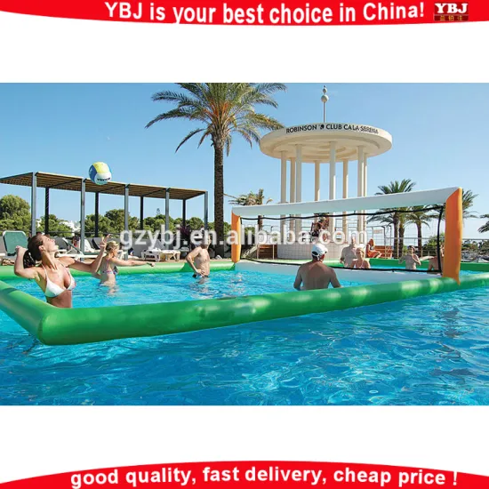 2016 YBJ Floating inflatable water volleyball court /inflatable volleyball game/inflatable beach volleyball court