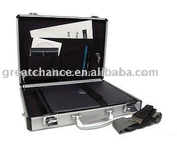 Hard Side aluminum, notebook, laptop briefcase for 15"