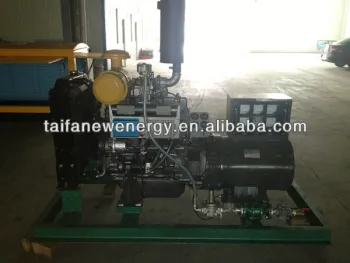 Straw Engine 30KW powered generator Set with low fuel cousumption