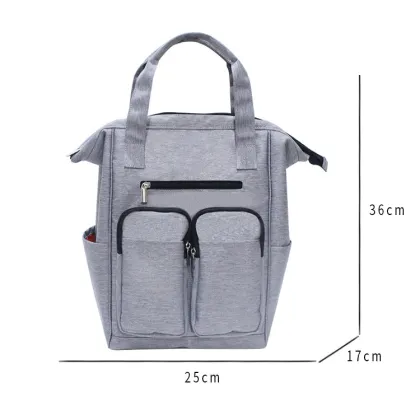 Mummi Babi Backpack Mummy Diaper Tote Bag for Baby
