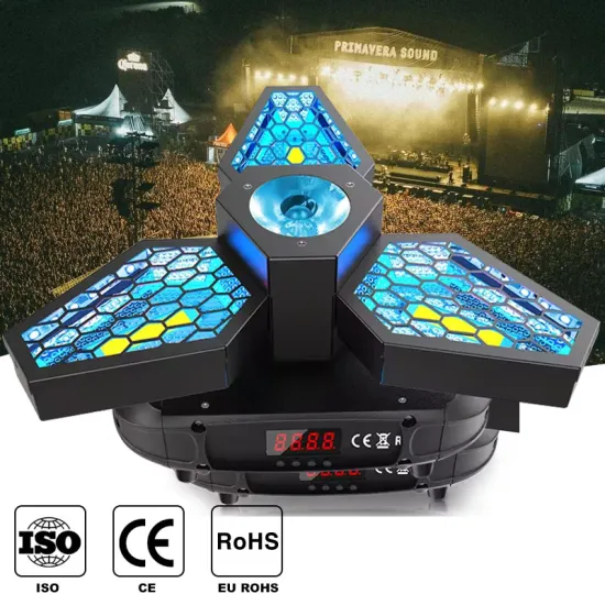 RGBW Maple Leaf Shape Pixel LED Strobe Stage Light
