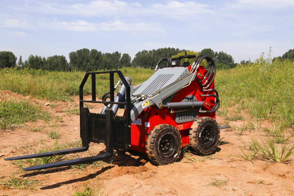 new designed hydraulic joystick rubber Skid Steer Loader