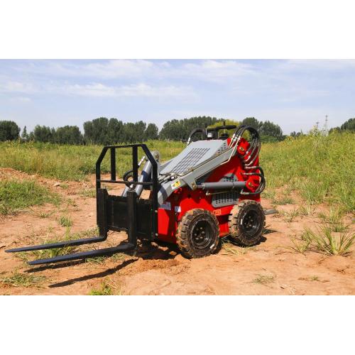 ใหม่ที่ออกแบบมาแล้ว Hydraulic Joystick Rubber Skid Steer Loader