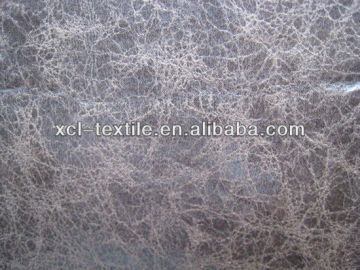 xcl printed hot stamping cheap suede fabric for sofa
