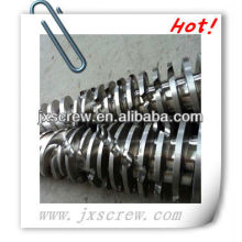 PVC ပိုက် Extrusion အတွက် Bimetallic Conical Twin Screw Barrel