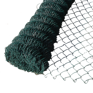 3.5 / 4.75mm Green Chain Link Fence for Construction