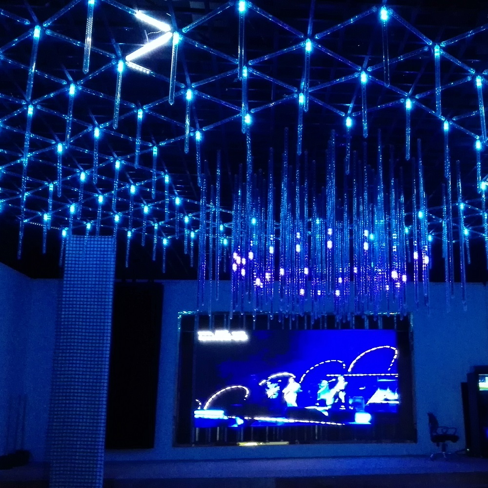 SPI DMX RGB LED метеорна тръба за 3D шоу