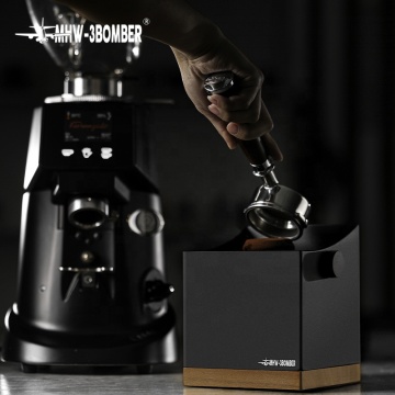 Wholesale Barista Coffee Accessories Espresso MHW-3BOMBER Square Residue Knock Box