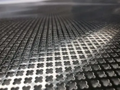 Round hole Punched Aluminum Sheets