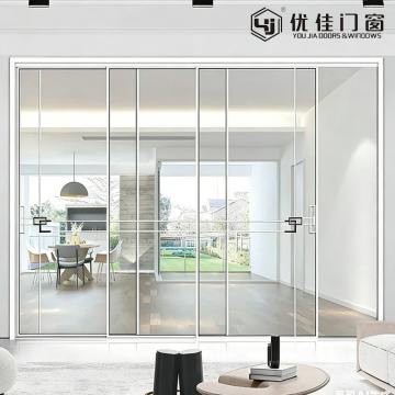 슬림 프레임 유리 슬라이딩 도어