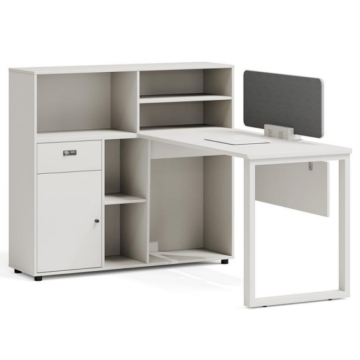 Mesa de escritório financeiro para uma pessoa
