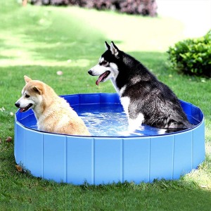 Foldable Dog Pool Dog Paddling Pool Kiddie Pool