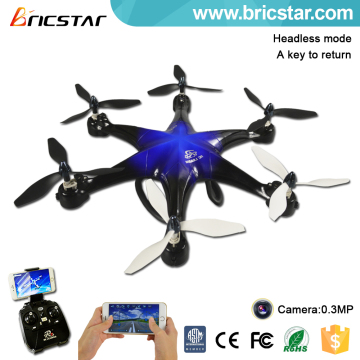 Headless mdoe 2.4G wifi FPV video drone quadcopter with camera
