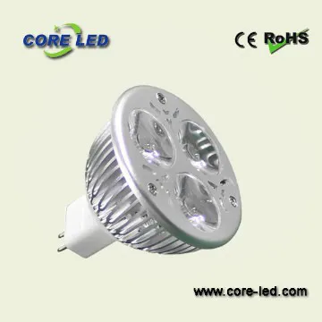 3W LED Spotlight MR16 light bulb types high power led led light bulb