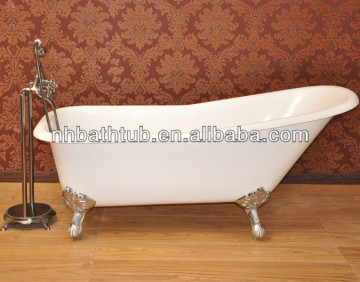 66'' clawfoot slipper cast iron tubs