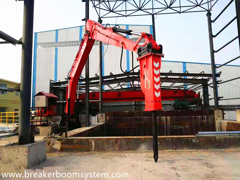 Pedestal Booms Rockbreaker System