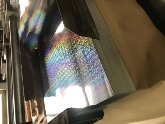 Laser Effect Lamination Tinplate For Good With Good Ani-Fake Function