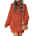 Women's Casual Knitted Oversized Sweater Dress