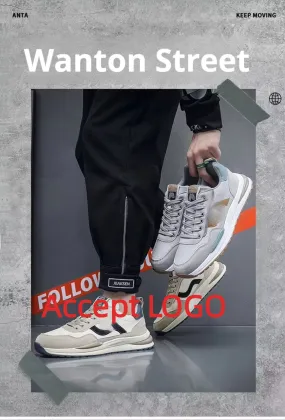 Customized Men's Casual Rubber Tennis Shoes