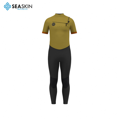 Seaskin 2025 New Arrival 4/3mm Zipperless Men Wetsuit
