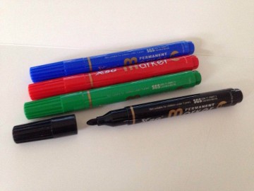 Indelible marker pen sun-proof and water - proof with superior quality