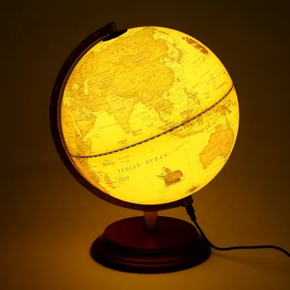 2023 Antique Illuminated Globe: A Stunning Combination of Geography and Lighting