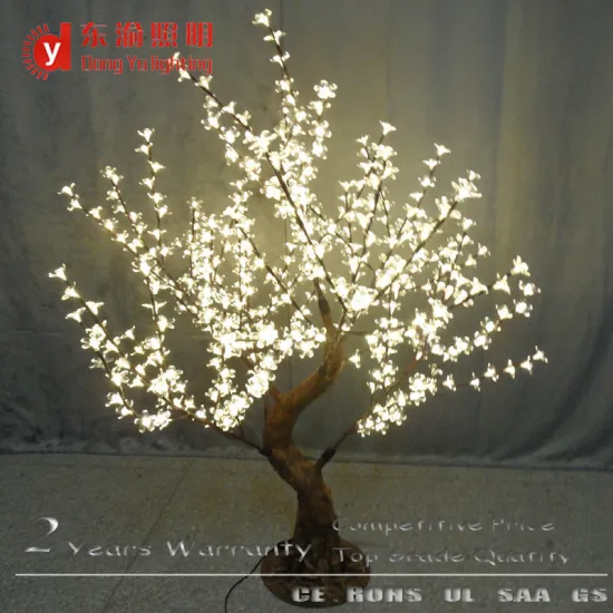 outdoor or indoor decoration simulation cherry blossom led flower tree light
