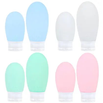 Wholesale Portable Leak-Proof Cosmetic Shampoo Travel Kit - Silicone Travel Bottles