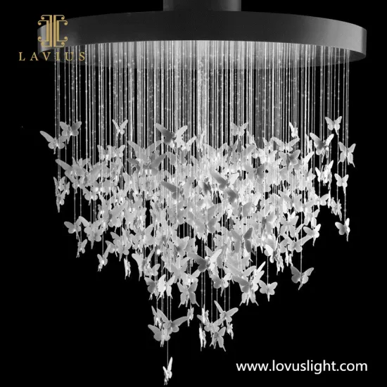 White light luxury crystal custom chandelier Ceiling ceiling custom chandelier