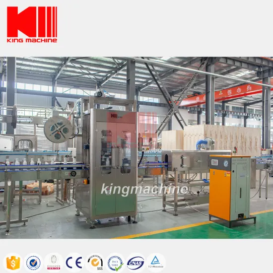 Automatic PVC Shrink Sleeve Labeling Machine for Water, Juice, PET, and Glass Bottles