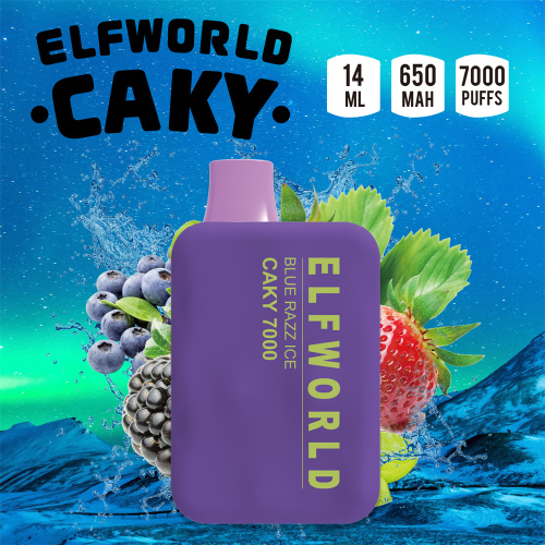 ELF WORLD Caky 7000Puffs With 650mah Rechargeable Battery