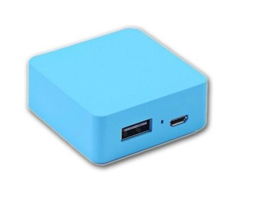 2000mAh Mini Power Bank, Cube Mobile Backup Battery