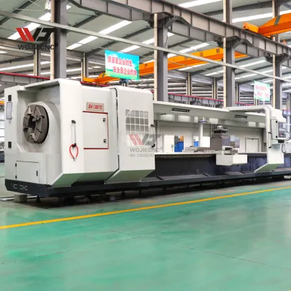 Wojie CNC Lathe Machine QK1327 for Threading Pipes