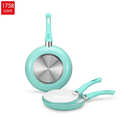 Popular Ceramic Coating Aluminium Casserole Pink Color