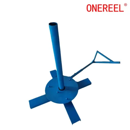 Horizontal Cable Drum Roller Stand