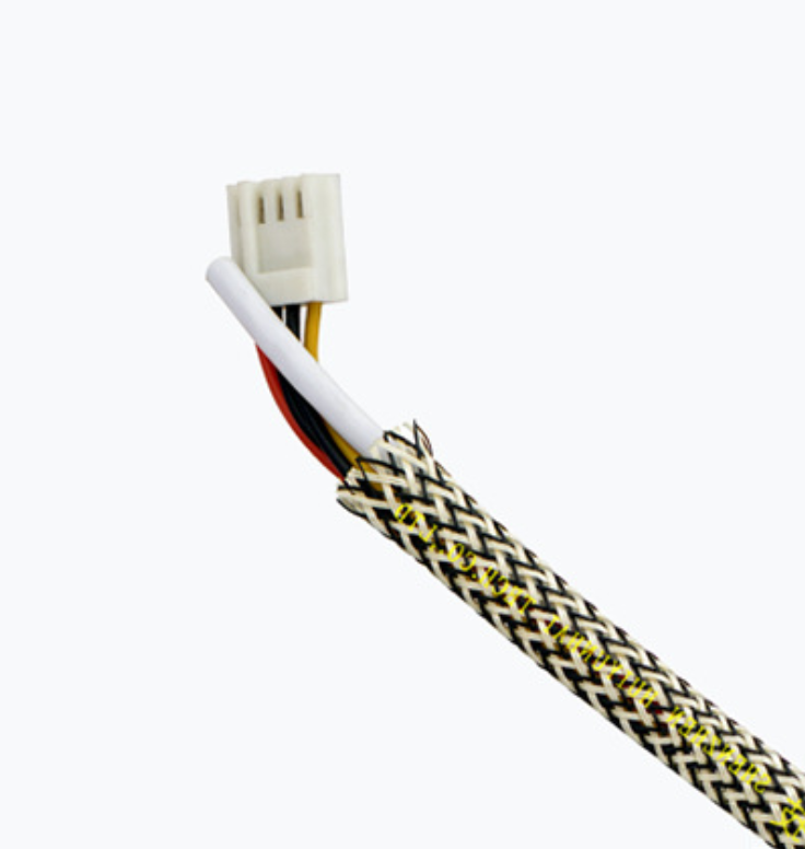 PET braided sleeve for protecting the power cord