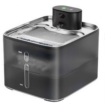 Stainless Steel Pet Water Fountain Automatic Drinking Dispenser Antibacterial Filter Quiet Pump Charge 6L Waterproof Large Cat