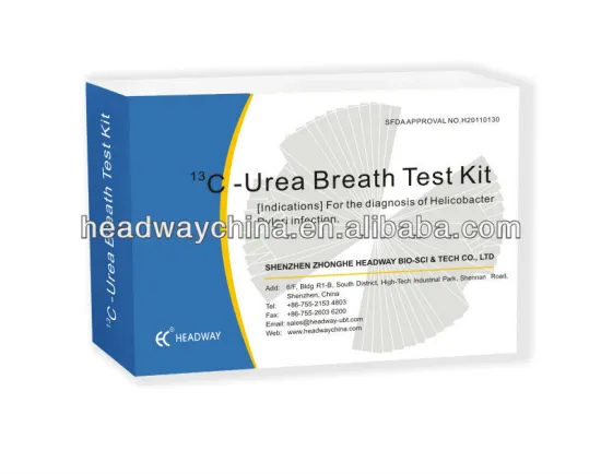 13C Rapid Urease Breath Test Kits for H.pylori Breath Test