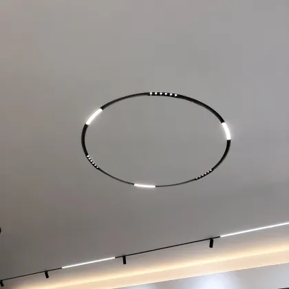 PNY Curved Magnetic Track Rail for DC48V Lighting Systems