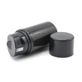 high quality wholesale 50ml 80ml 100ml airless black vacuum pump pp plastic cosmetic bottle